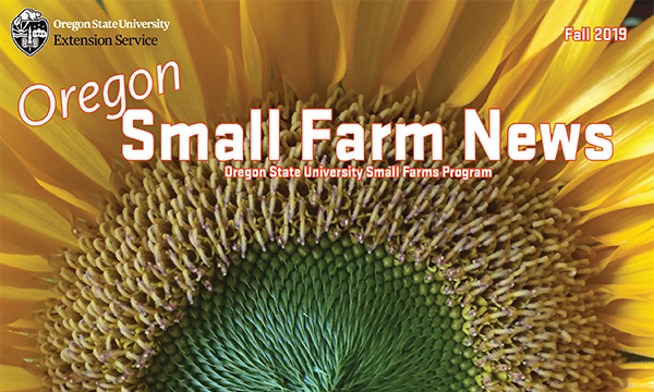 Oregon Small Farm News Fall 2019