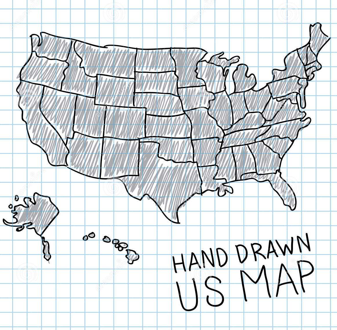 Hand drawn map