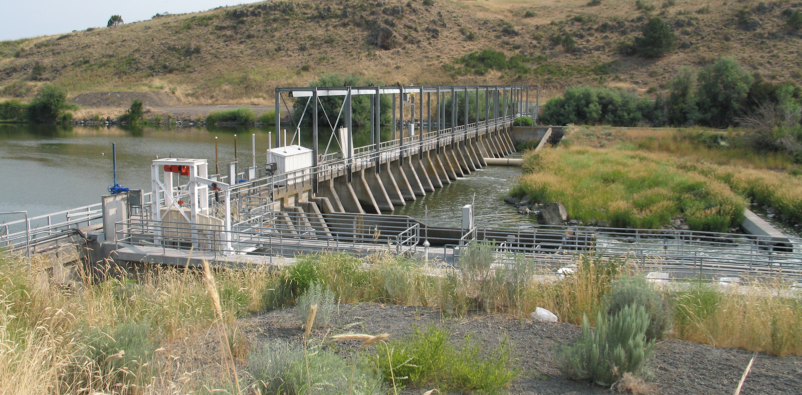 A dam in the Klamath Project