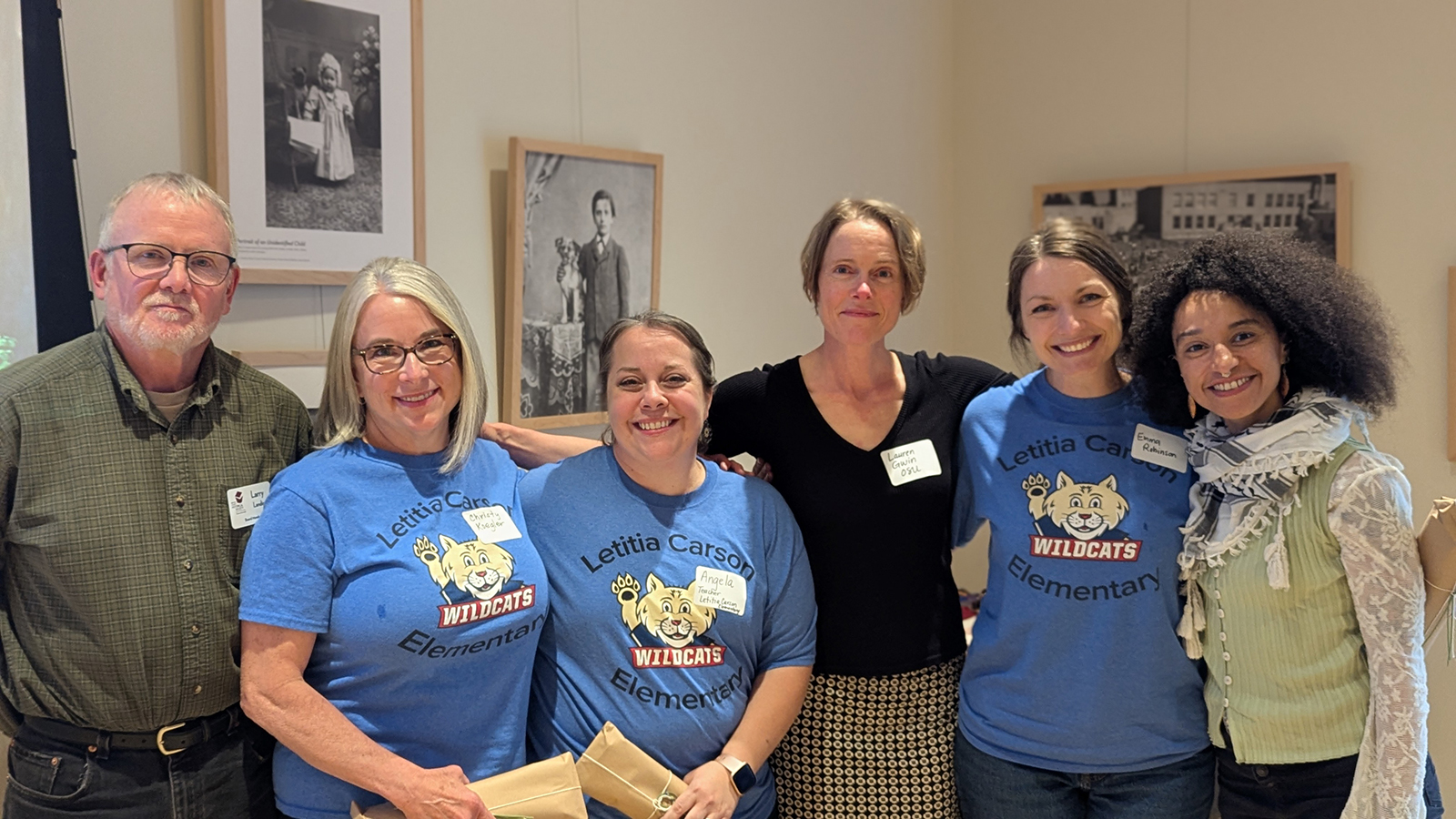 The Letitia Carson Elementary 4th grade teaching team, whose students have helped bring the Carson Donation Land Claim to life through four annual field trips