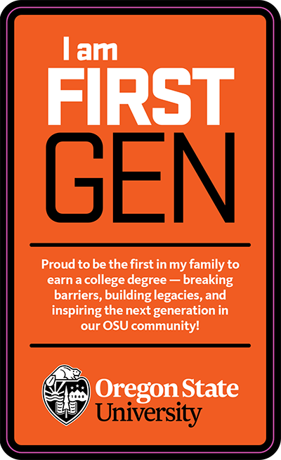 I am First Gen decal sticker
