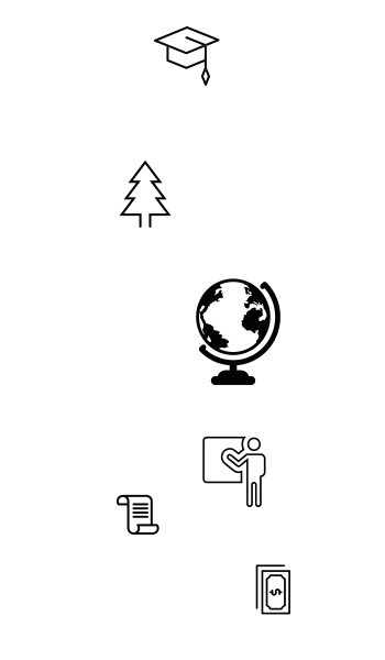 3400 Students from all 50 States & 40 Countries, 40 Degrees, 9th in US for Ag + Forestry, 280 Faculty, $900K Scholarships, $110M Research