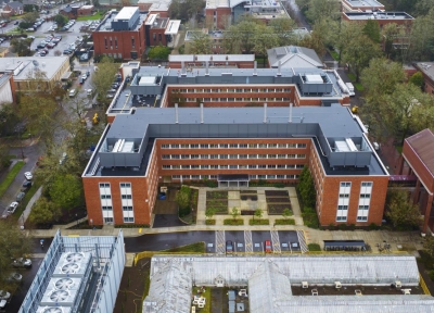 Aerial photo of Cordley by Jacob Adams