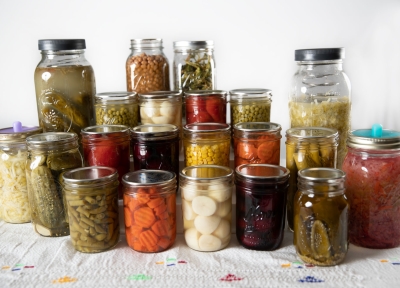 Canned vegetables. Photo by Amanda Loman.