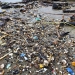 This Jan. 19, 2020 photo shows microplastic debris that has washed up at Depoe Bay. (AP Photo/Andrew Selsky)