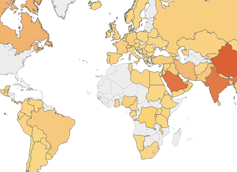 world map