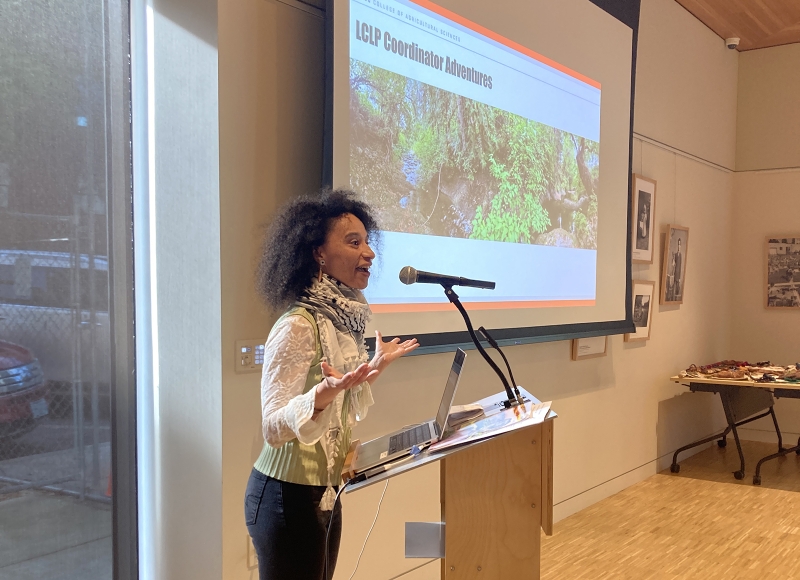 Charlotte presenting at the 2026 Letitia Carson Symposium