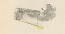 drawing of a glass on its side with smoke coming out of it. Graphic by Adam Dixon.